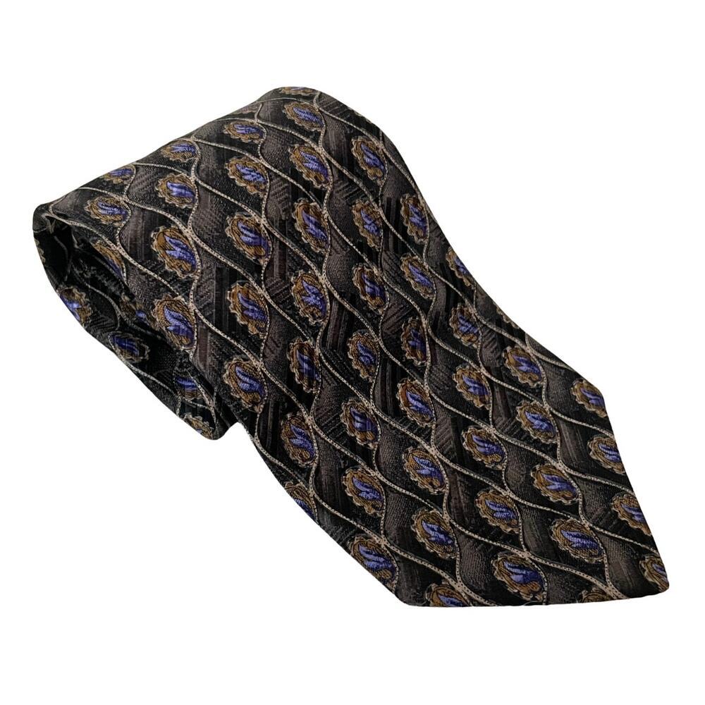 Robert Talbott Best of Class Tie Hand Sewn Finest Silk Extra Long Geometric